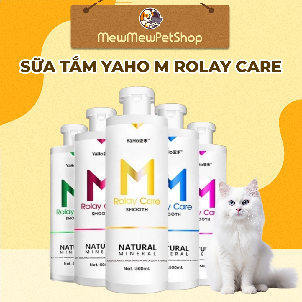 Sữa tắm cho chó Royal Care , sữa tắm yaho cho chó mèo trị ve rận dưỡng mượt lông 500ml