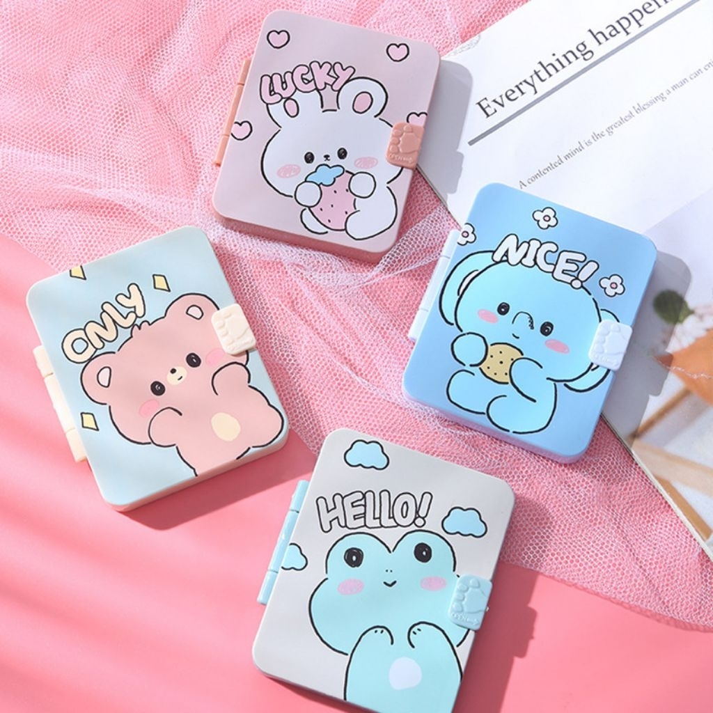 (Hỏa tốc HCM) Gương kèm lược dễ thương, nhỏ gọn, tiện lợi, đáng iu😍