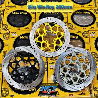  Đĩa thắng WINROY 220-267MM 4 lỗ CHÍNH HÃNG CHẤT LƯỢNG dày 3,5mm BỀN - ĐẸP cho SIRIUS EX135 VARIO AB 