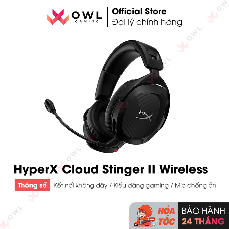 Tai nghe HyperX Cloud Stinger II Wireless (Hàng chính hãng)