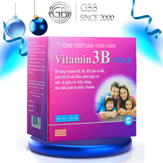 Viên uống 3B Viphar bổ sung B1, B6, B12 hỗ trợ bồi bổ cơ thể, giảm đau dây thần kinh do thiếu vitamin (1H/100v)