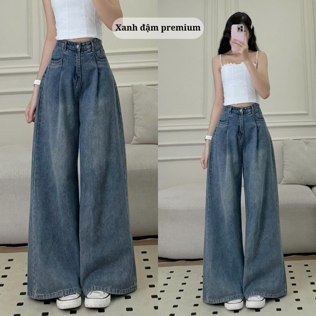 Quần Jean Ống Rộng 247Store Nhiều Màu Quần Bò Ống Suông Unisex Đi Học Đi Làm Back to School | BigBuy360 - bigbuy360.vn