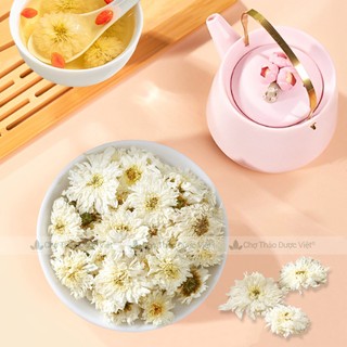Hoa cúc trắng 100g, trà hoa cúc khô, nguyên bông trắng đẹp, trà bạch cúc, tốt cho sức khoẻ