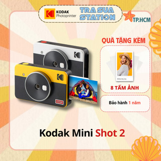  Máy chụp ảnh lấy ảnh ngay Kodak Mini Shot 2 Retro C210R - Hàng chính hãng - Bảo hành 1 năm - Tặng kèm 8 tấm ảnh 