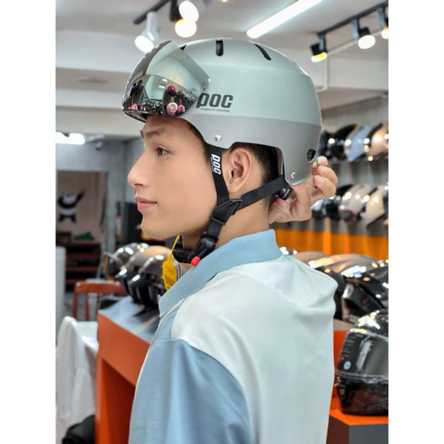 [Hỏa Tốc] Nón POC Xe Máy P05 - Kính Nam Châm Full Bảng Màu Chính Hãng POC