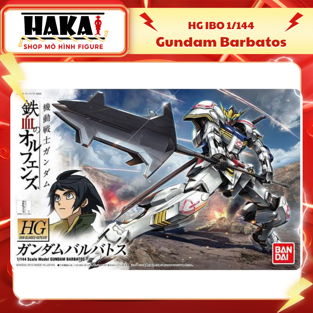 Mô Hình Lắp Ráp Gundam HG IBO 1/144 Gundam Barbatos - Mô hình Figure Hakai Shop