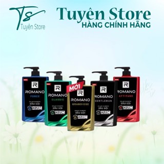  Dầu Gội ROMANO Hương Nước Hoa Chai 650g 