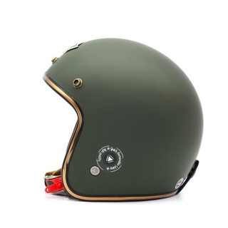 Mũ bảo hiểm 3/4 Napoli Sh Ruby - New (màu rêu)