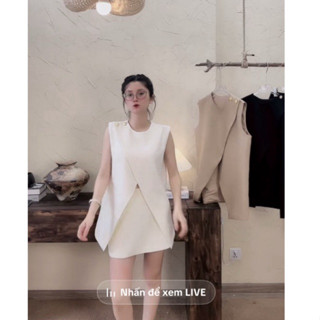  Set áo xẻ vát và chân váy A X1   xả kho  