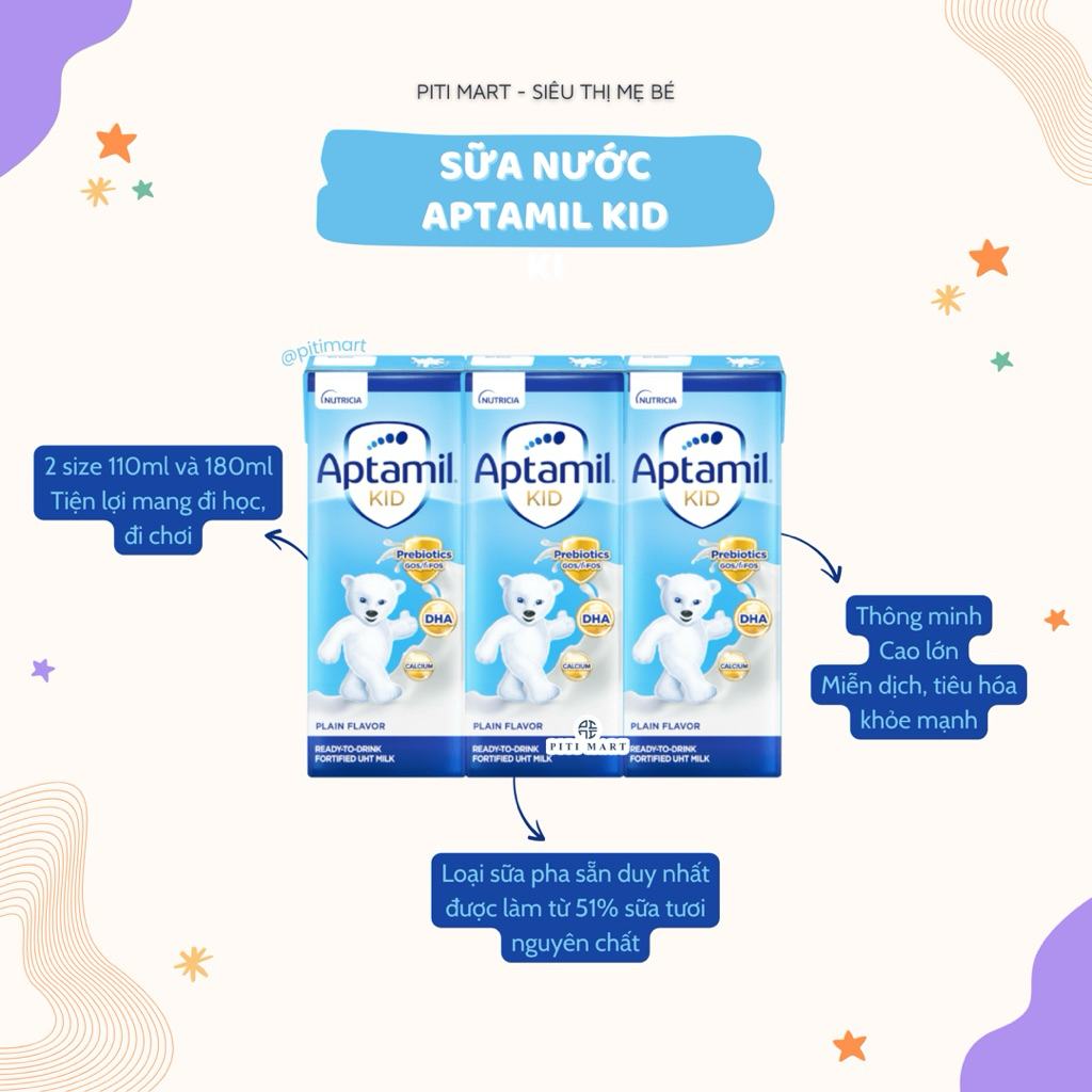 Sữa pha sẵn Aptamil Kid 110ml, 180ml