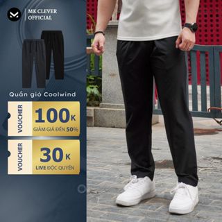 Quần Dài Nam Coolwind MK CLEVER Chất liệu gió, co giãn tốt, thoáng khí, dáng suông thể thao, vận động thoải mái