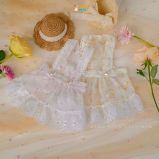  Đầm Váy Cho Chó Mèo Thú Cưng Váy Trái Tim Cho Thú Cưng Vải Tho Cotton Quần Áo Thú Cưng Hiha Pets. 