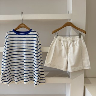  Áo Thun Tay Dài Sọc Ngang pastel hàn quốc chất xược mềm mại thoáng mát - NEONVN STUDIO  áo thun nữ dài tay chất xược 