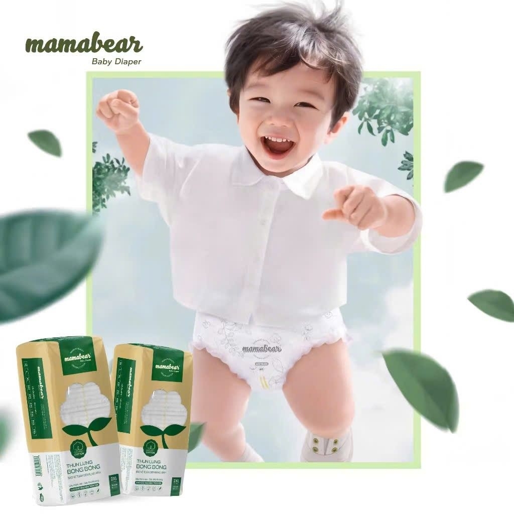 (TÃ QUẦN SIZE ĐẠI 4XL- 7XL) Tã Quần Cao Cấp MAMABEAR 4XL -7XL 100 Miếng Form Bo Mông - Mềm Mại