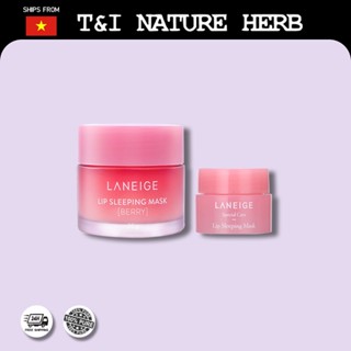  Laneige Mặt nạ dưỡng môi 3g 20g làm mềm môi giảm thâm mờ nếp nhăn cấp ẩm ban đêm hàng chính hãng 