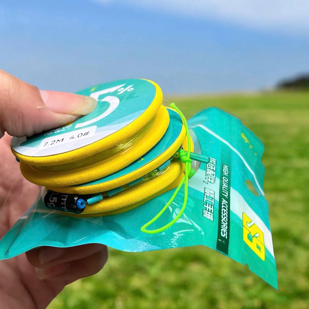 Dây Trục Câu Đài, Trục Câu Đài Buộc Sẵn S9 Fan Fishing. Phụ kiện silicon, dây pe đầu cần thế hệ mới,