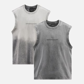 [New8] Áo Tanktop Nam Ombre Gray Wash, Chất Vải Cotton Thoải Mái, TT0016, SOMEHOW