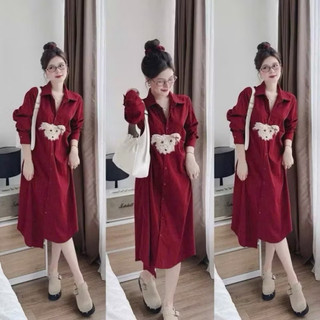 váy gấu đỏ thời trang quảng châu cao cấp siêu xịn