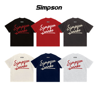 Áo Thun Boxy  Thêu 3D Simpson Snake Local Brand Unisex Nam Nữ Oversize - TS26