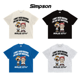 Áo Thun Boxy In Trame Cartoon Simpson Local Brand Unisex Nam Nữ Oversize - TS31