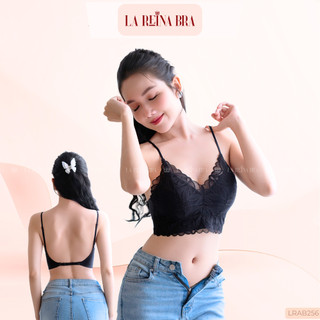  Áo Bra Hở Lưng  LA REINA BRA - Áo Bra Ren Mềm Mịn Mặc Hở Lưng Sexy- LRAB256 