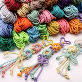 Dây thừng sợi cotton 3mm dùng làm dây đeo điện thoại, treo túi xách, dây tag quần áo, phụ kiện thời trang,...