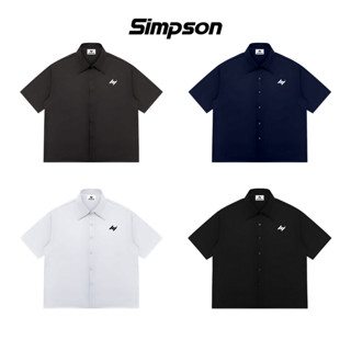 Áo Sơ Mi Boxy SigLogo Basic SolidStu Thêu Không Nhăn Unisex Local Brand - SM03