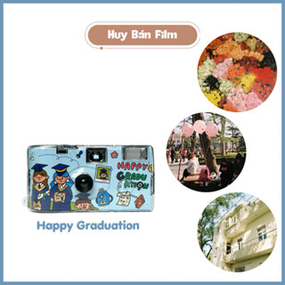 [Huy Bán Film] Máy Ảnh Film Half-Frame Chụp 1 Lần Happy Graduation
