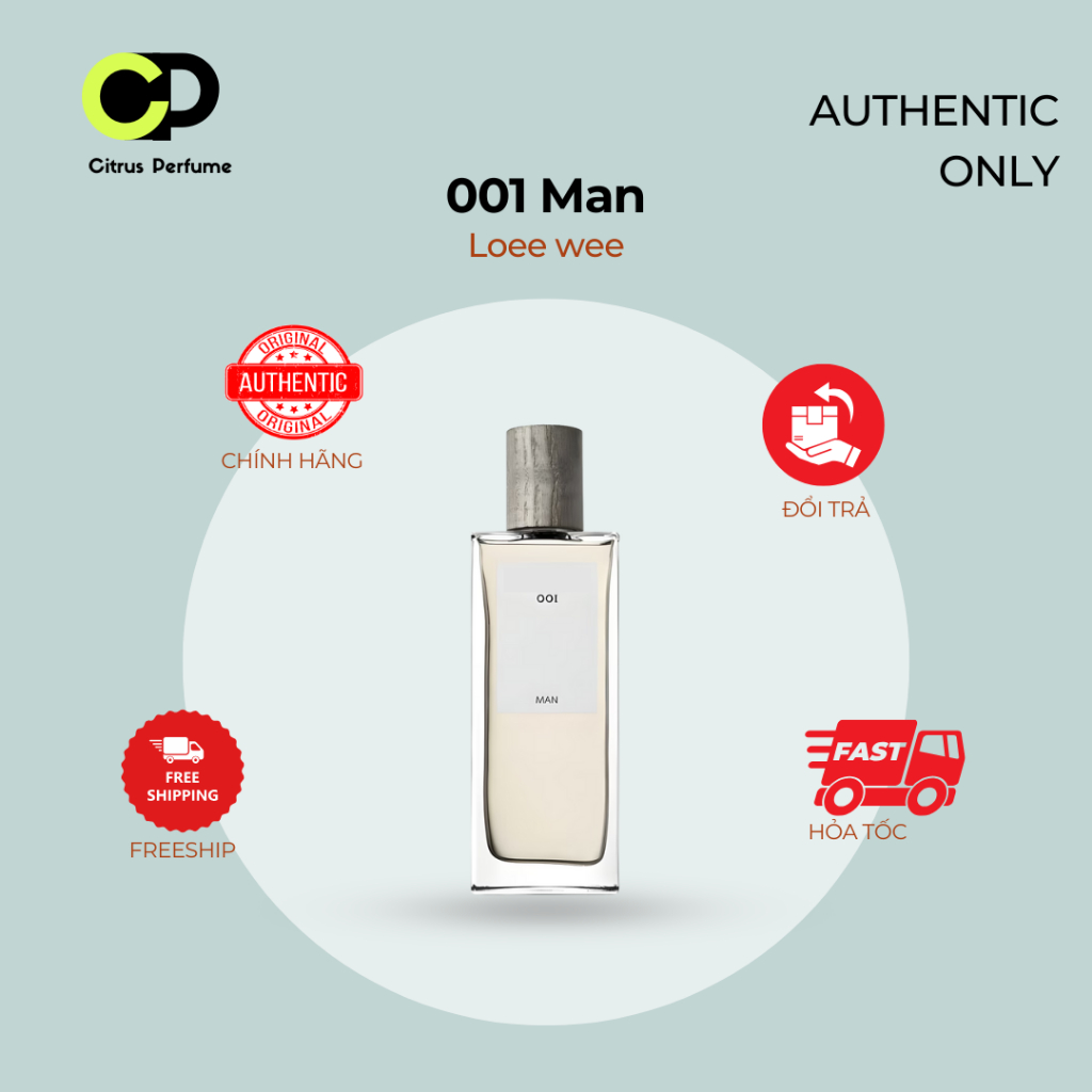 10ml Loee wee 001 Man | Nước hoa nam | Citrus Perfume