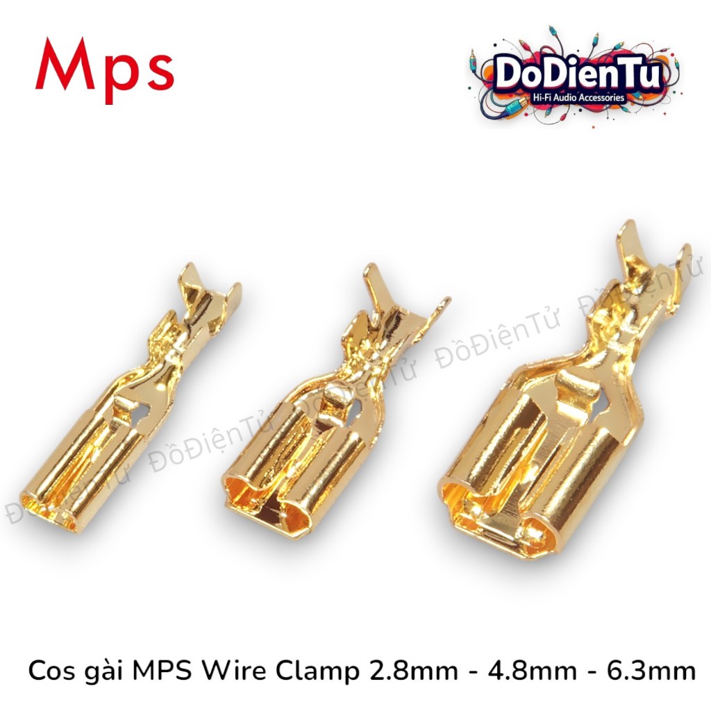 [Lẻ] Cos gài MPS 2.8mm 4.8mm 6.3mm không nhiễm từ