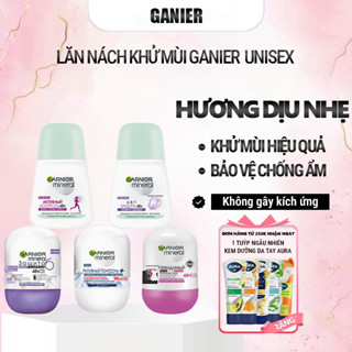 Lăn Nách Khử Mùi Ganier 30ml Unisex Khử Mùi Hiệu Quả Nam và Nữ
