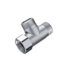 Van chia nước 2 đường nước, T cầu inox 304, Tê chia nước bồn cầu