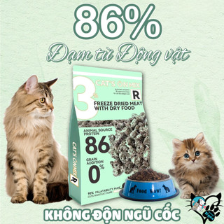 Hạt Cho Mèo (350g - 1.4kg) Cat’s On Mix T, Cat's On Mix R –Thịt sấy cho mèo mọi độ tuổi,có ruốc gà