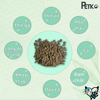 Hạt Cho Mèo (350g - 1.4kg) Cat’s On Mix T, Cat's On Mix R –Thịt sấy cho mèo mọi độ tuổi,có ruốc gà