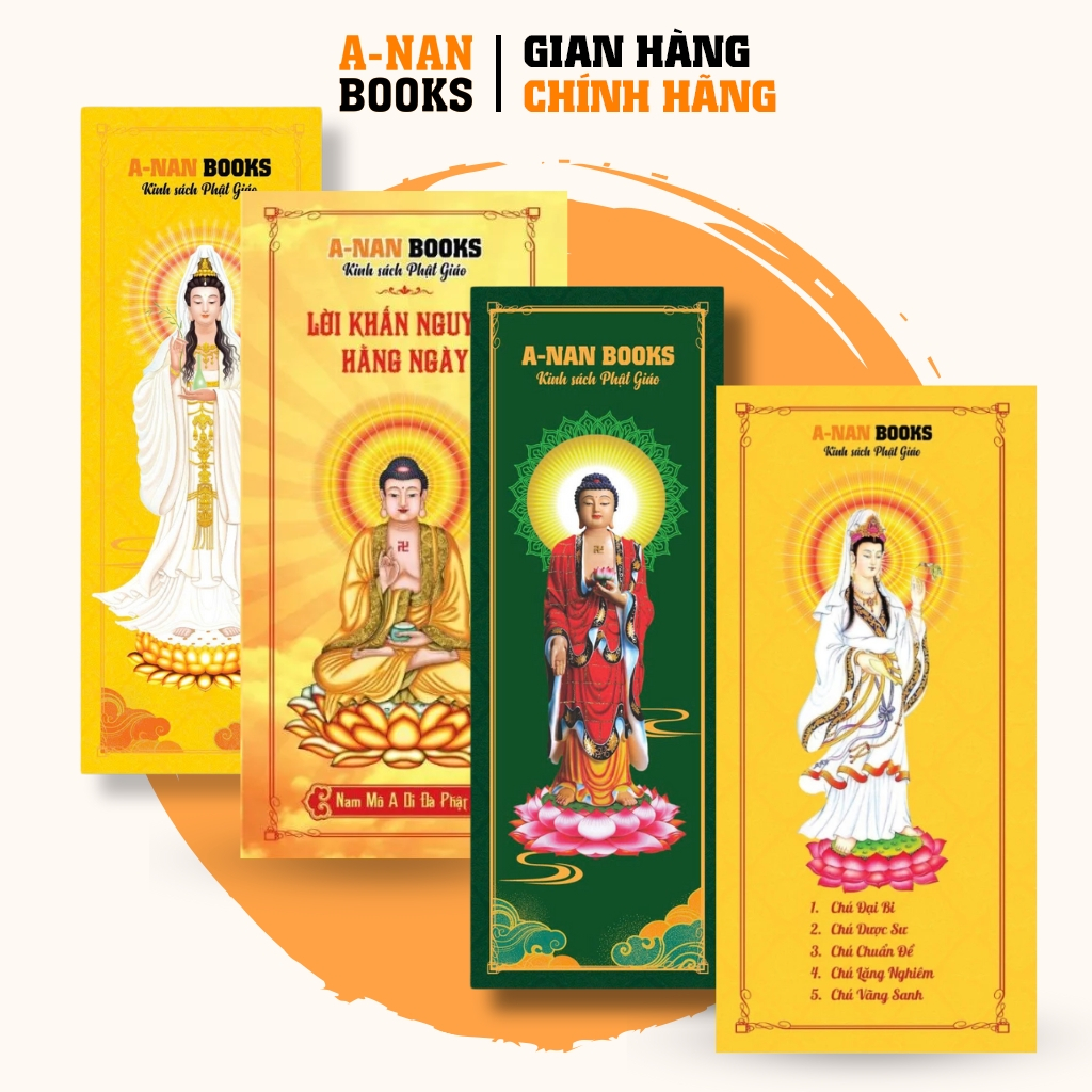 Tờ Khấn Nguyện, Tờ Chú Đại Bi, Tờ Kinh Sám Hối, Kinh Quán Thế Âm, Lời Khấn Nguyện đọc hàng ngày - Anan Books