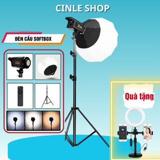 Đèn livestream trợ sáng SOFTBOX HÌNH CẦU  chuyên dụng quay chụp livestream tản sáng đều, hiệu ứng đẹp tự nhiên - [BH12T]