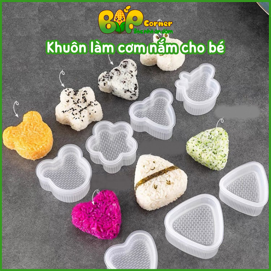 Khuôn Tạo Hình Cơm, Làm Sushi Cho Bé