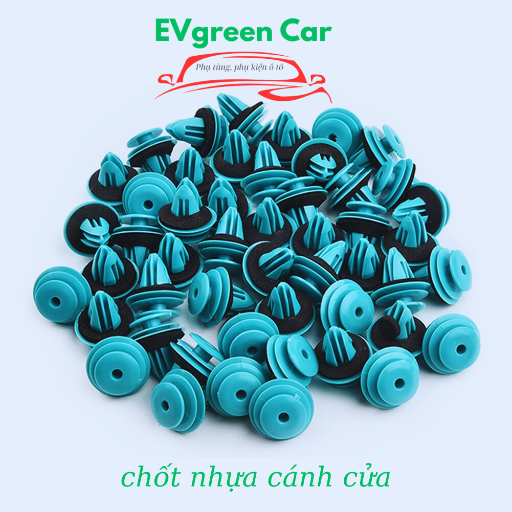 (Túi 50 chiếc) chốt nhựa cánh cửa, chốt nhựa tappi cửa có đệm mút