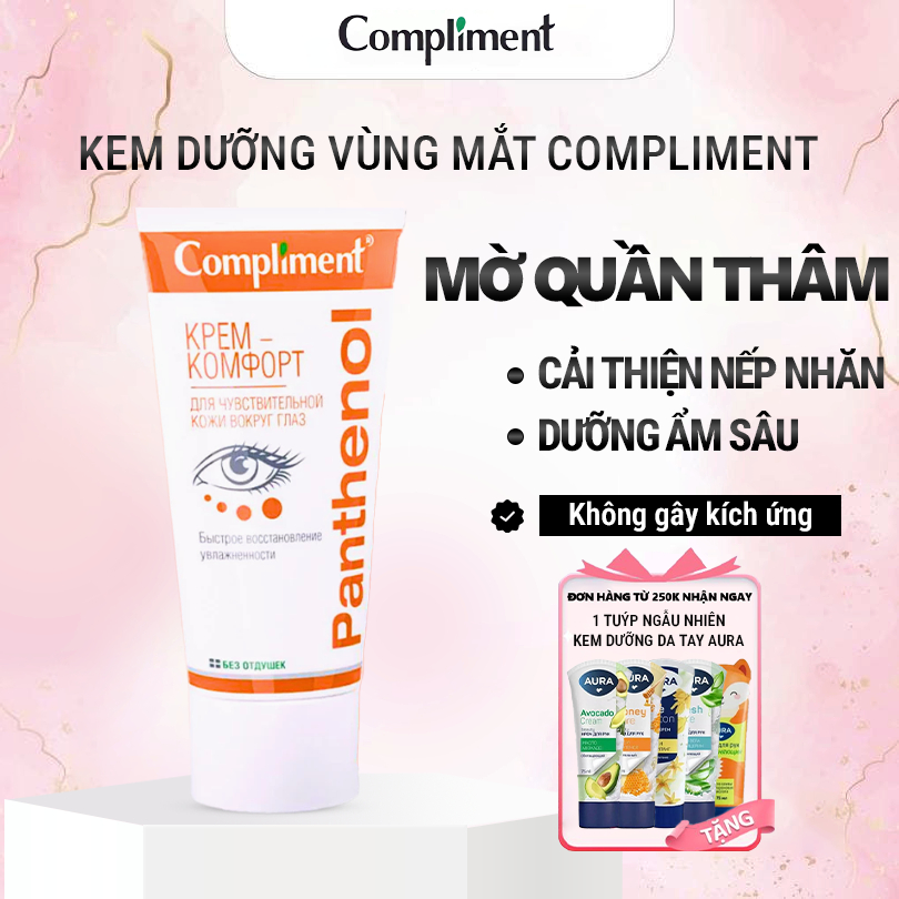 Kem Xoá Nhăn Mắt Compliment giảm quầng thâm, nếp nhăn và bọng mắt 25ml
