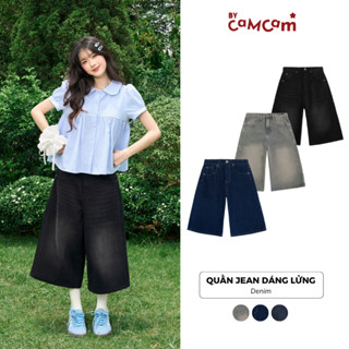Quần Jean Dáng Lửng Dài Demi Jean Short Bycamcam Năng Động Denim Wash [Our Beloved Summer Collection] QEL034