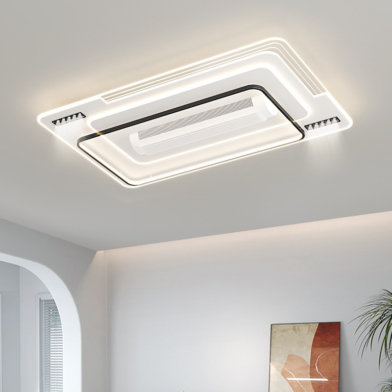 Quạt Đèn Trần Không Cánh Decor–Điều Khiển Từ Xa,6 Tốc Độ Gió,Đèn LED 3 Chế Độ,Phong Cách Hiện Đại | BigBuy360 - bigbuy360.vn