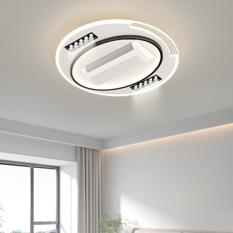 Quạt Đèn Trần Không Cánh Decor–Điều Khiển Từ Xa,6 Tốc Độ Gió,Đèn LED 3 Chế Độ,Phong Cách Hiện Đại | BigBuy360 - bigbuy360.vn