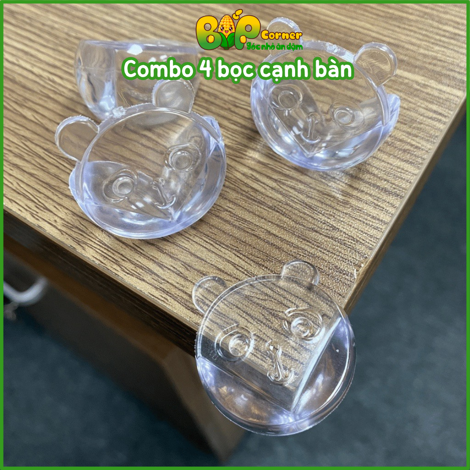 Bọc Cạnh Bàn Silicon - Bọc Góc Bàn - An Toàn Cho Bé Và Người Già