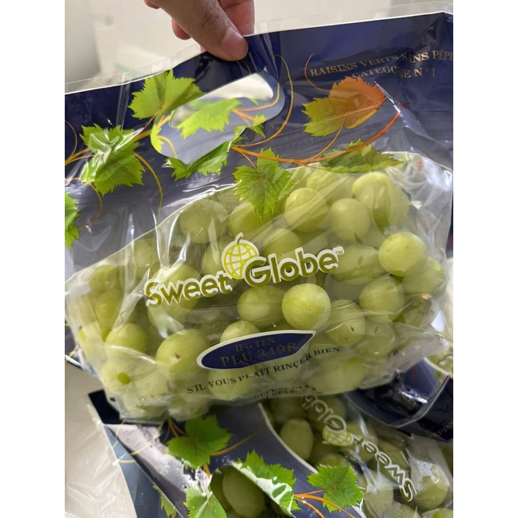 Nho Xanh Mỹ Sweetglobe TopBrass Đáp kho