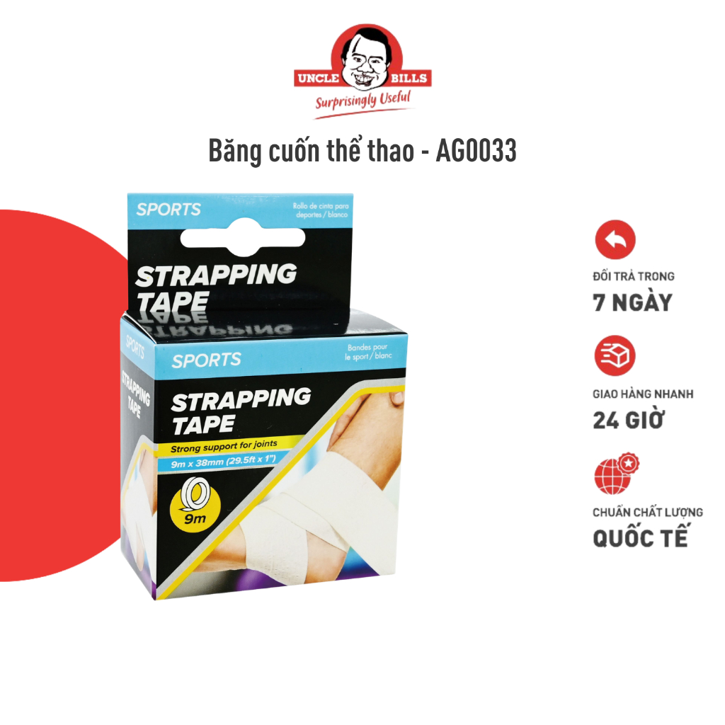 Băng cuốn thể thao UNCLE BILLS 9m x 38 mm - AG0033