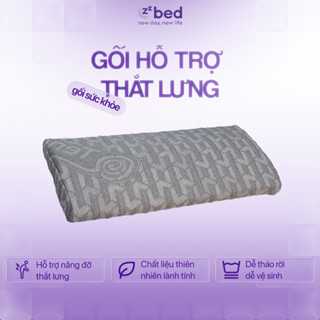 Gối Kê Lưng Zzbed - Gối Hỗ Trợ Thắt Lưng Giảm Đau Mỏi, Ngừa Thoát Vị Đĩa Đệm, Thoáng Khí, Dễ Vệ Sinh