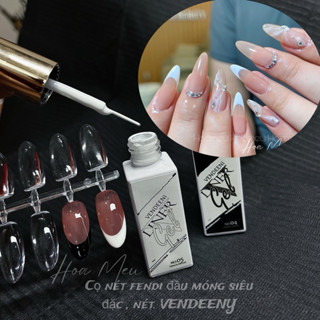 Cọ Vẽ nét trắng đen vẽ Fendi siêu mảnh dễ sử dụng