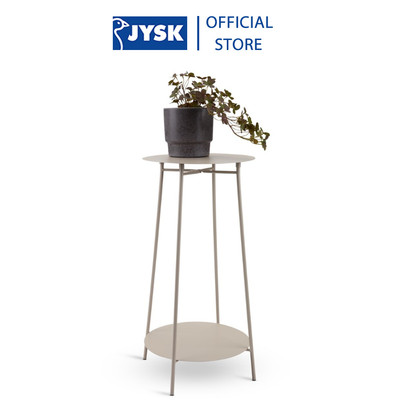 Giá đỡ chậu cây | JYSK IB | nhựa PE/kim loại | be | Ø35xC60cm
