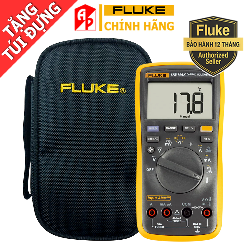 TẶNG TÚI - Đồng hồ vạn năng FLUKE 17B MAX [CHÍNH HÃNG]