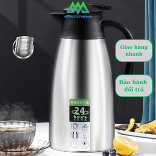 Bình Nước Giữ Nhiệt 2 Lít Inox 304 Europan, Bình Ủ Trà, Ấm Ủ, Phích Giữ Nhiệt, Ấm Giữ Nhiệt Cỡ Lớn
